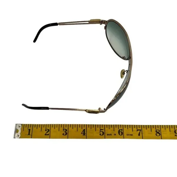Vintage Escada Gold Aviator Sunglasses Style SES633 Unisex